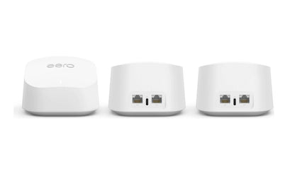 eero 6+ Dual-band Mesh Wi-Fi 6 System (3-pack) White R010311