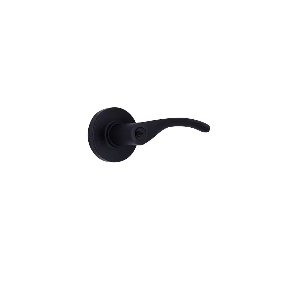 Primrose Matte Black Keyed Entry Door Handle Featuring Dual Keyway LS9X9FSJYYC