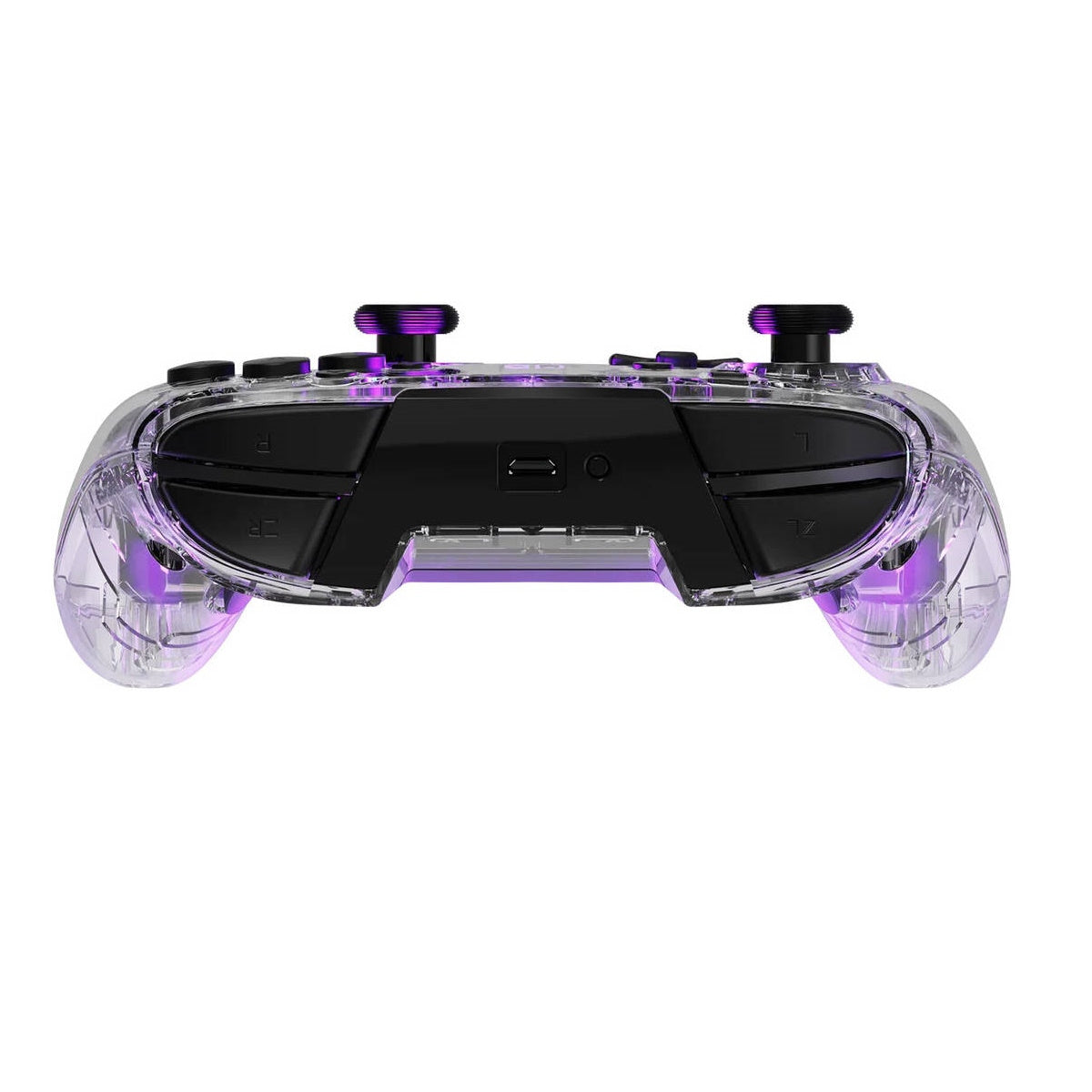 PDP Afterglow LED Wireless Deluxe Gaming Controller: Multicolor Nintendo Switch Transparent 500-137-NA