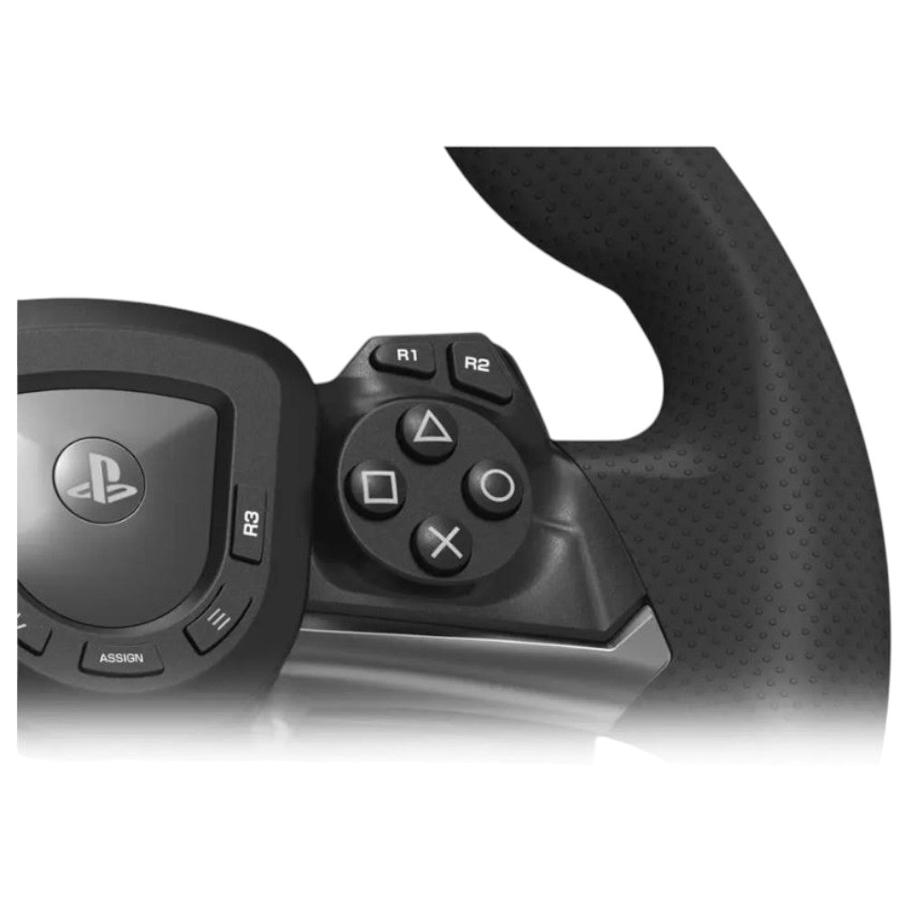 Hori Racing Wheel Apex for PS5, PS4, and PC - Black SPF-004U - Authentic Feel, Easily Adjustable
