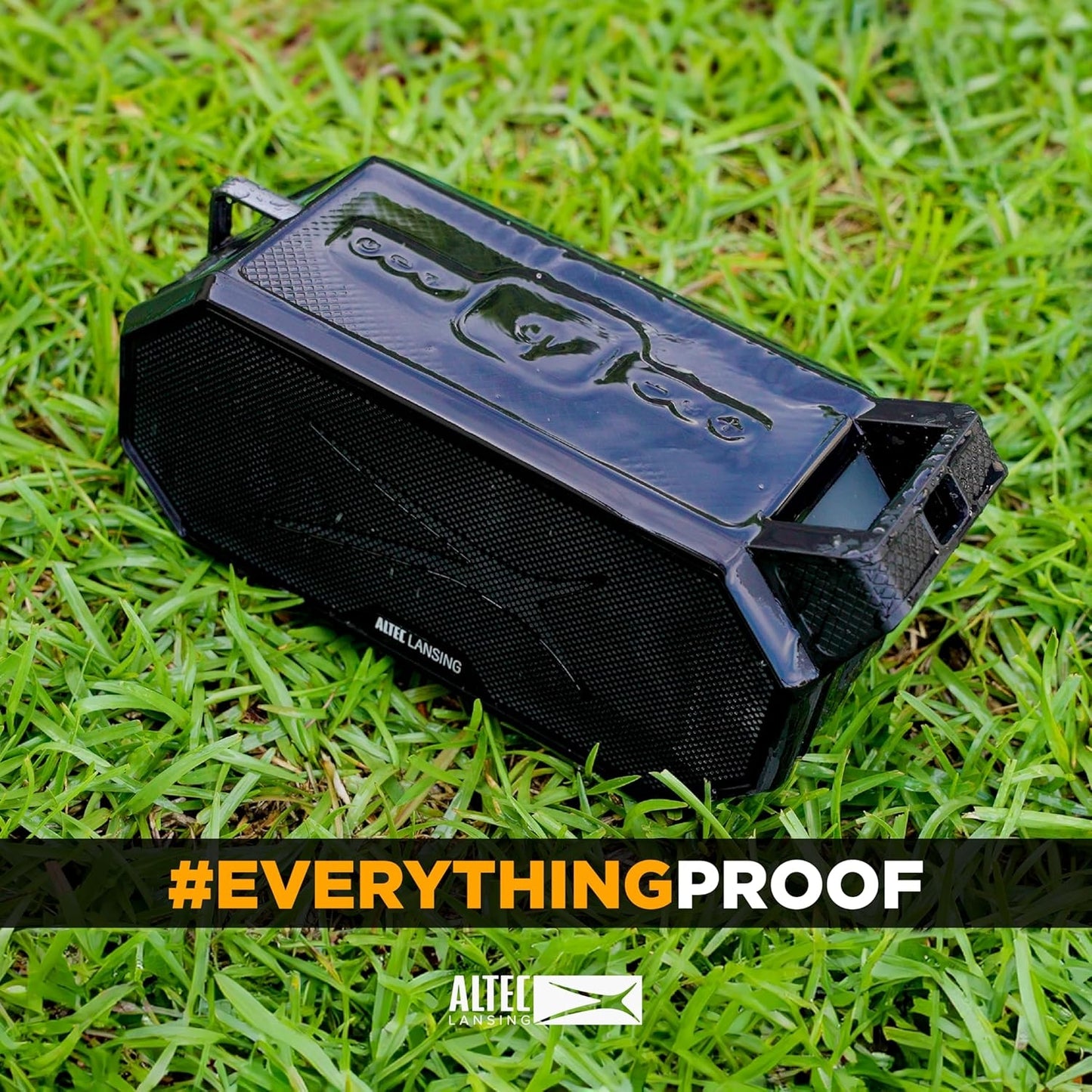 Altec Lansing Hydra Boom 2.0 Everything Proof Portable Speaker IMW1402-BLKGRY
