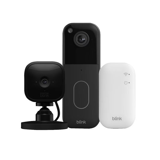 Blink Wireless Video Doorbell System (2nd Generation) and Mini Indoor Camera BJSDRBLLPLS2