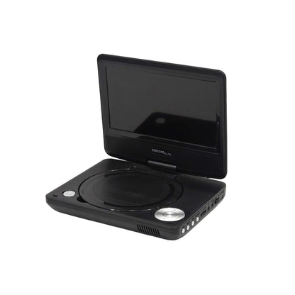 Proscan Elite Portable 7" Swivel Screen DVD Player SD Card Slot 2.5 Battery BLK      PEDVD7060
