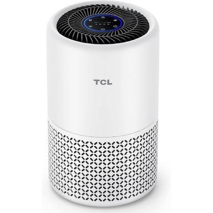 TCL Breeva A1C Air Purifier for Home, Bedroom, Up to 1015 ft², Auto Mode, H13 True HEPA Filter, Filter 99.97% Allergies, Smoke, Odor, Pet, Hair, Dust, Pollen, White (A1C14W)