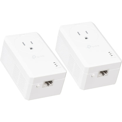 TP-Link TL-PA7017P AV1000 Gigabit Passthrough Powerline Starter Kit (US)