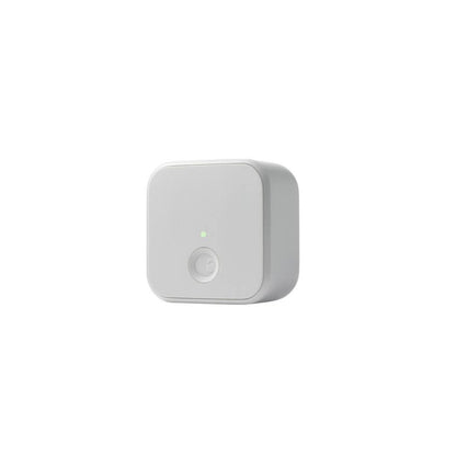 AUGUST Smart Lock Silver Single Cylinder Deadbolt with Connect Wi-Fi Bridge AUG-SL04-C03