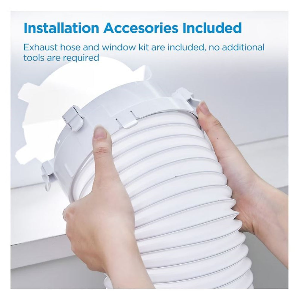 Midea 6,000 BTU DOE Smart Portable Air Conditioner, for spaces up to 250 sq. ft. MAP06S1JWT-B