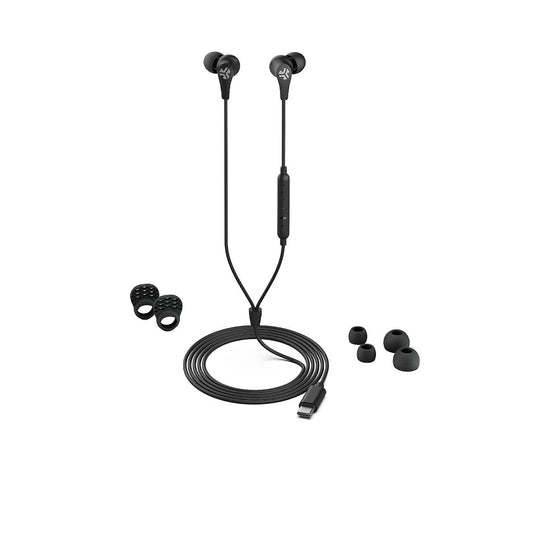 JLab Audio JBUDS PRO USB-C Wired Earbuds, Black EPROTPCRBLK123