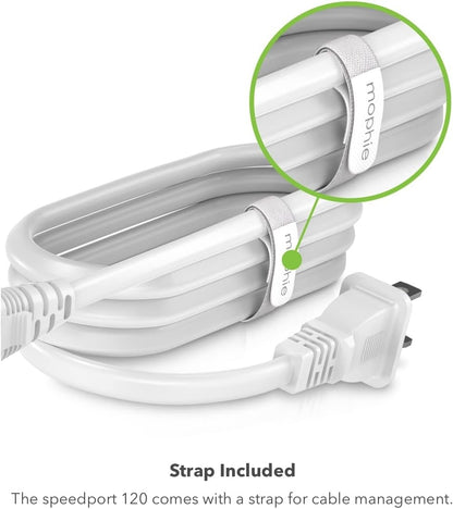 Mophie 3 Pc. Speedport 120 Travel Charging Bundle B0BC2C3P15 White