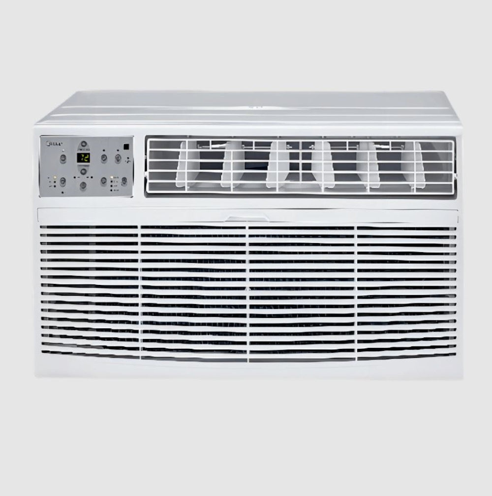 Midea 14,000 BTU 230V In-Wall Air Conditioner with Heat 700 sq. ft. 50 dBA with Remote Control MAT14H2ZWT