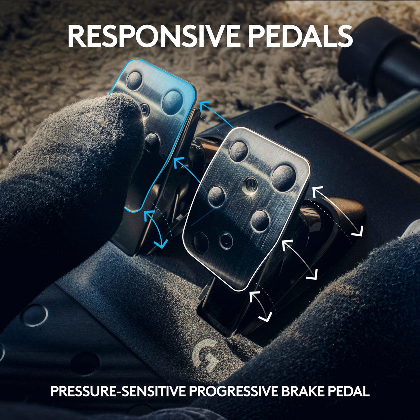 Logitech G G923 TRUEFORCE Sim Racing Wheel and Pedals for PC, Xbox X|S & Xbox One 941-000156