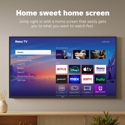 Roku 40" Select Series 1080p Full HD Smart Roku TV with Roku TV Remote: Wi-Fi, LED 40R3C5
