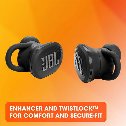 JBL Endurance Race Waterproof True Wireless Sport Earbud Headphones Black JBLENDURACEBLKAM