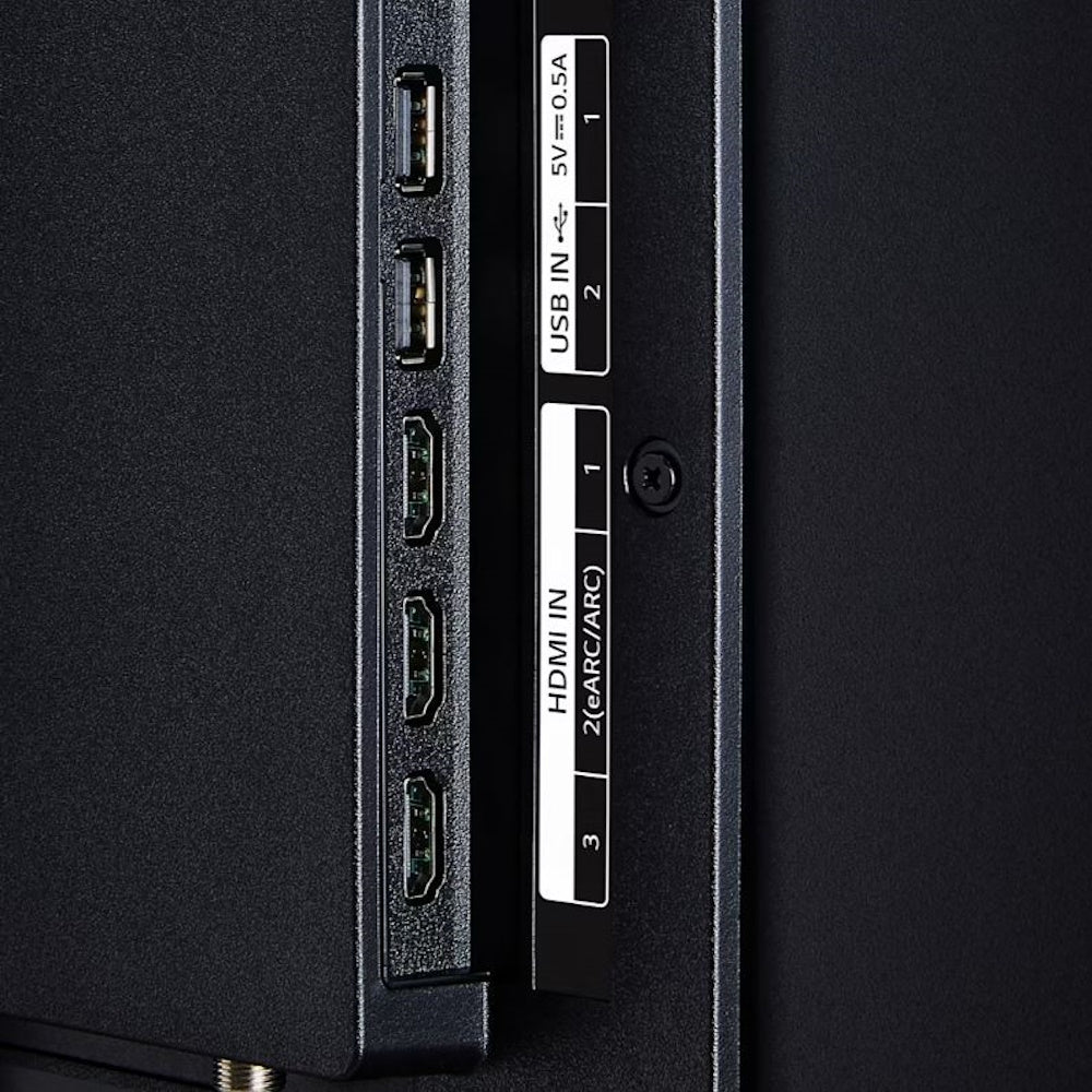 LG - 43” Class UA77 Series LED AI 4K UHD Smart webOS TV (2025) 43UA7700AUA