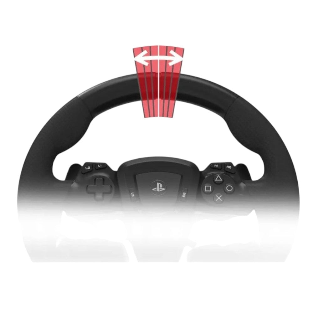 Hori Racing Wheel Apex for PS5, PS4, and PC - Black SPF-004U - Authentic Feel, Easily Adjustable