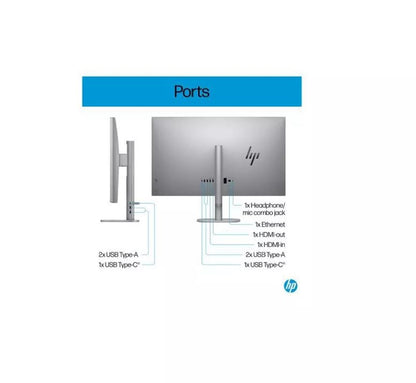 HP OmniStudio X All-in-One Computer 31.5" 4K UHD Intel Core Ultra 7 256V, 16 GB/1TB, Windows 11 Home, Wi-Fi 6E, Micro-Edge, B73M6AA#ABA