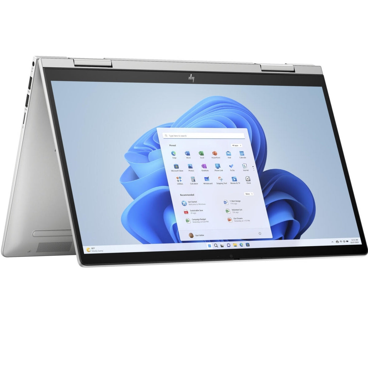 HP 14-ES1013DX Envy 2-in-1 14" Full HD Touch-Screen Laptop - Intel Core 5 120U - 8GB/ 512GB SSD, Win 11 Home - Natural Silver