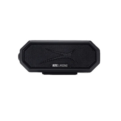 Altec Lansing - Bluetooth HydraJolt 2.0 EverythingProof Portable Speaker with LED Lights - Black/Gray IMW1202-BLKGRY