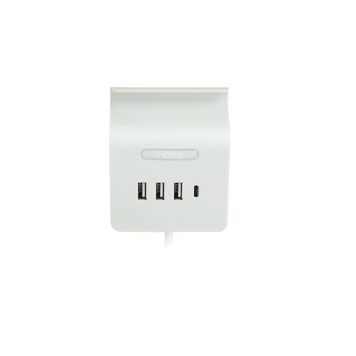 iHome 4 Port USB Charging Hub with Phone Holder Gray 2IHCH2267G4L2