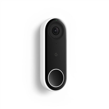 Google Nest Doorbell (Wired) Smart Wi-Fi Video Doorbell - Black NC5100US