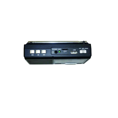 TECHNICAL PRO HN-315UA Portable 9-Band FM/AM/SW Radio with Rechargeable Li-ion Battery, USB, Micro TF Card & MP3 Player