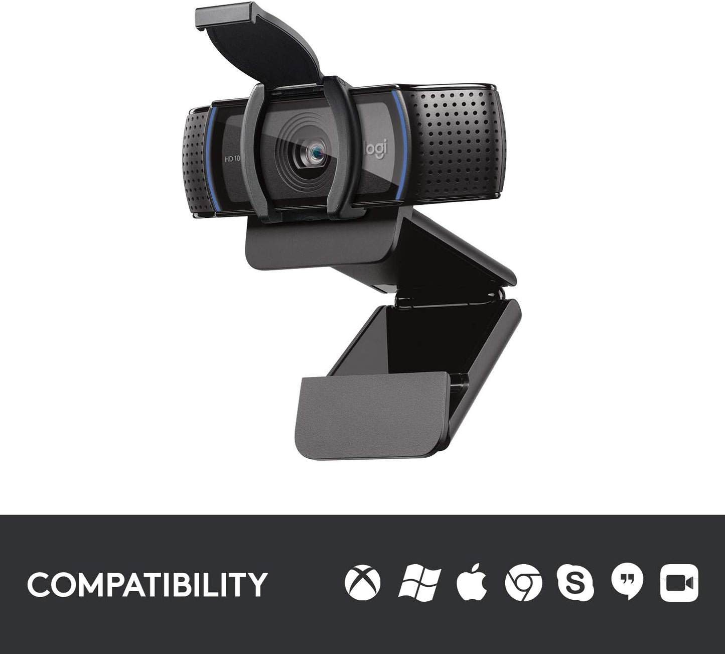 Logitech C920s Pro Full HD Video Calling Webcam Privacy Shutter Black 960001257