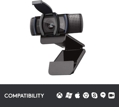 Logitech C920s Pro Full HD Video Calling Webcam Privacy Shutter Black 960001257