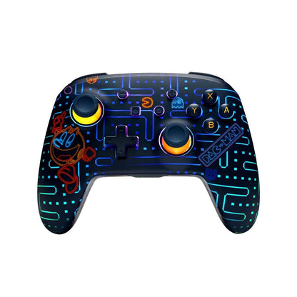 PowerA PAC-MAN Neon Arcade Enhanced Wireless Controller with Lumectra - Nintendo Switch: Compatible with Switch OLED & Lite