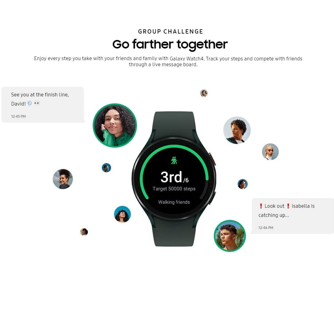 Samsung Galaxy Watch 4 Smartwatch 44mm with Extra Band Included Wi-Fi Only, Black SM-R870NZKCXAA