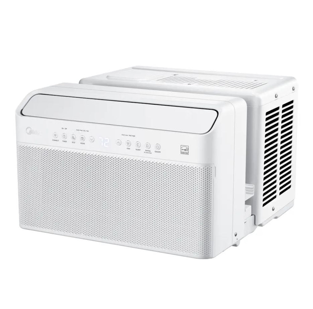 Midea 12,000 BTU DOE U-Shaped Smart Window Air Conditioner, for spaces up to 550 sq. ft. MAW12V1QWT
