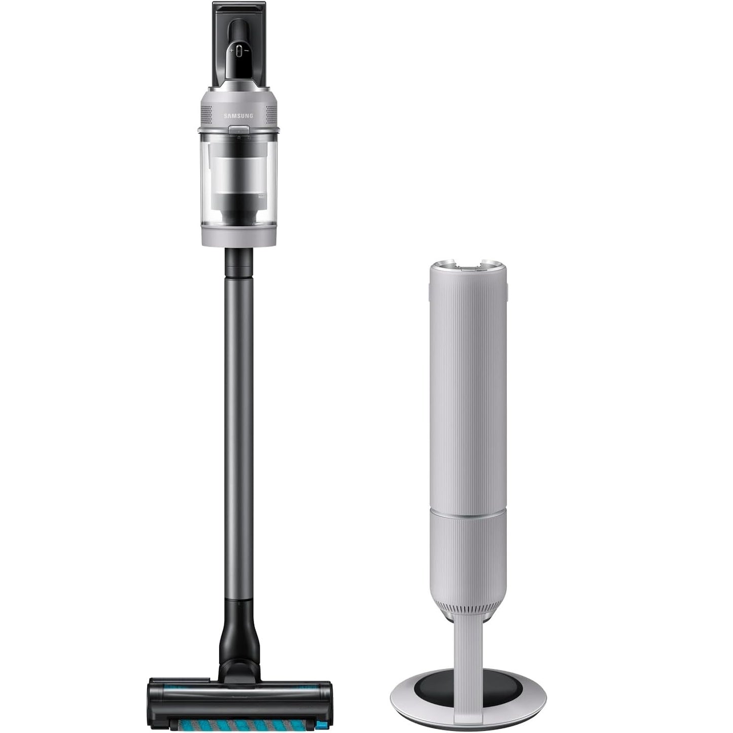 Samsung Bespoke AI Jet Lite Cordless Stick Vacuum with All-in-One Clean Station - Pebble Gray VS80F28DMP/AA
