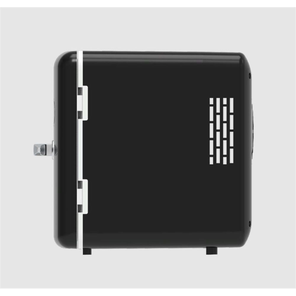 Frigidaire Portable Retro 6-Cans/4L Mini Fridge Black EFMIS137-BLACK, Includes 110V home power cord & 12V DC car adapter