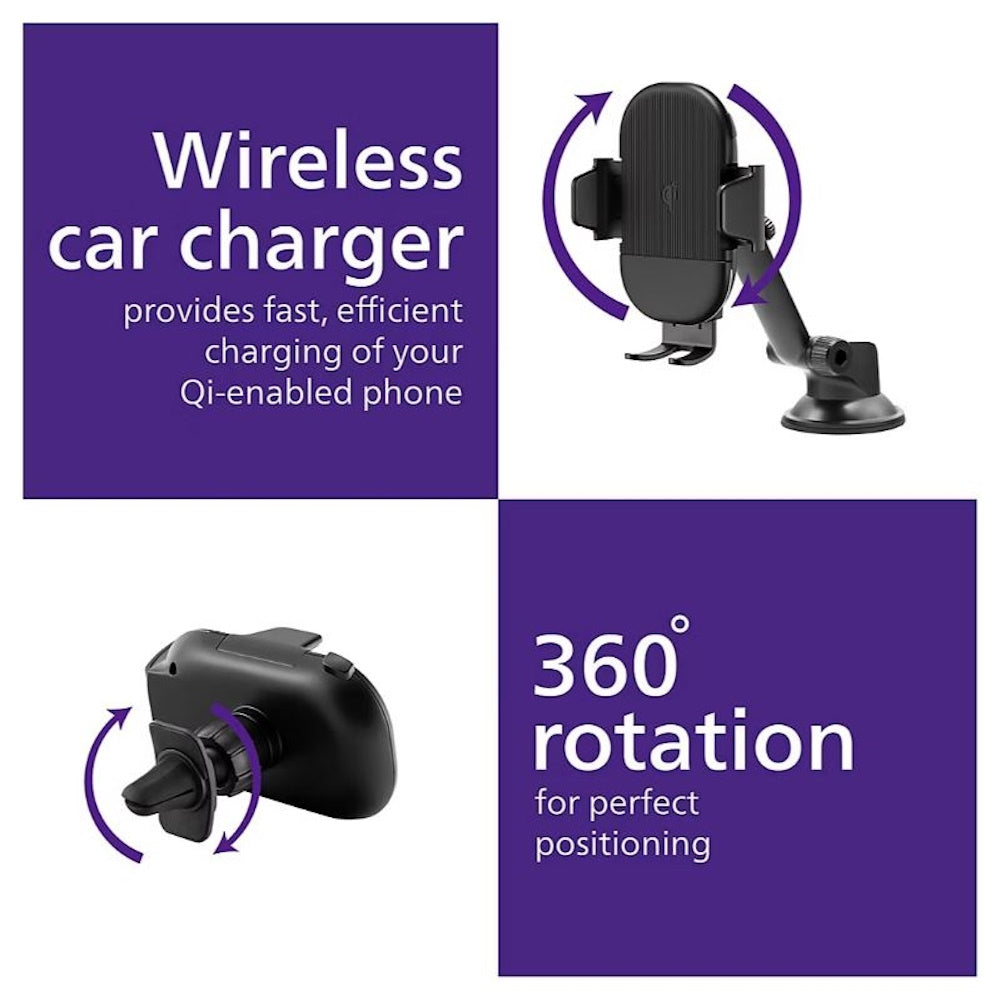 Philips 3-in-1 Car Charging Kit Black DLP6543CC/37