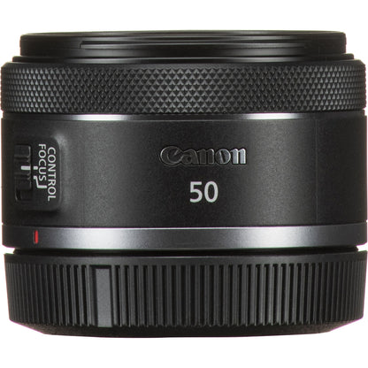 Canon RF50mm F1.8 STM Standard Prime Lens for EOS R-Series Cameras Black 4515C002