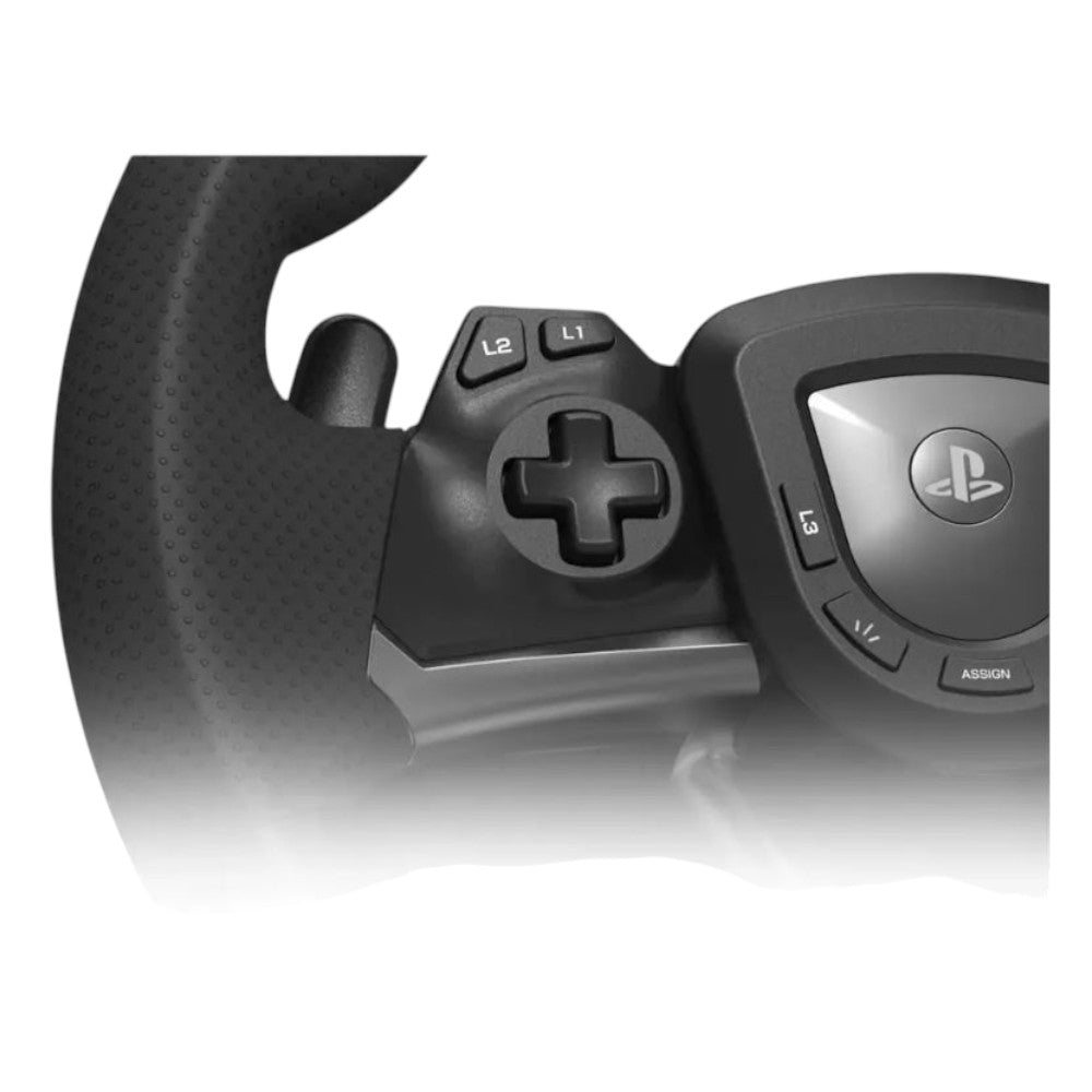 Hori Racing Wheel Apex for PS5, PS4, and PC - Black SPF-004U - Authentic Feel, Easily Adjustable