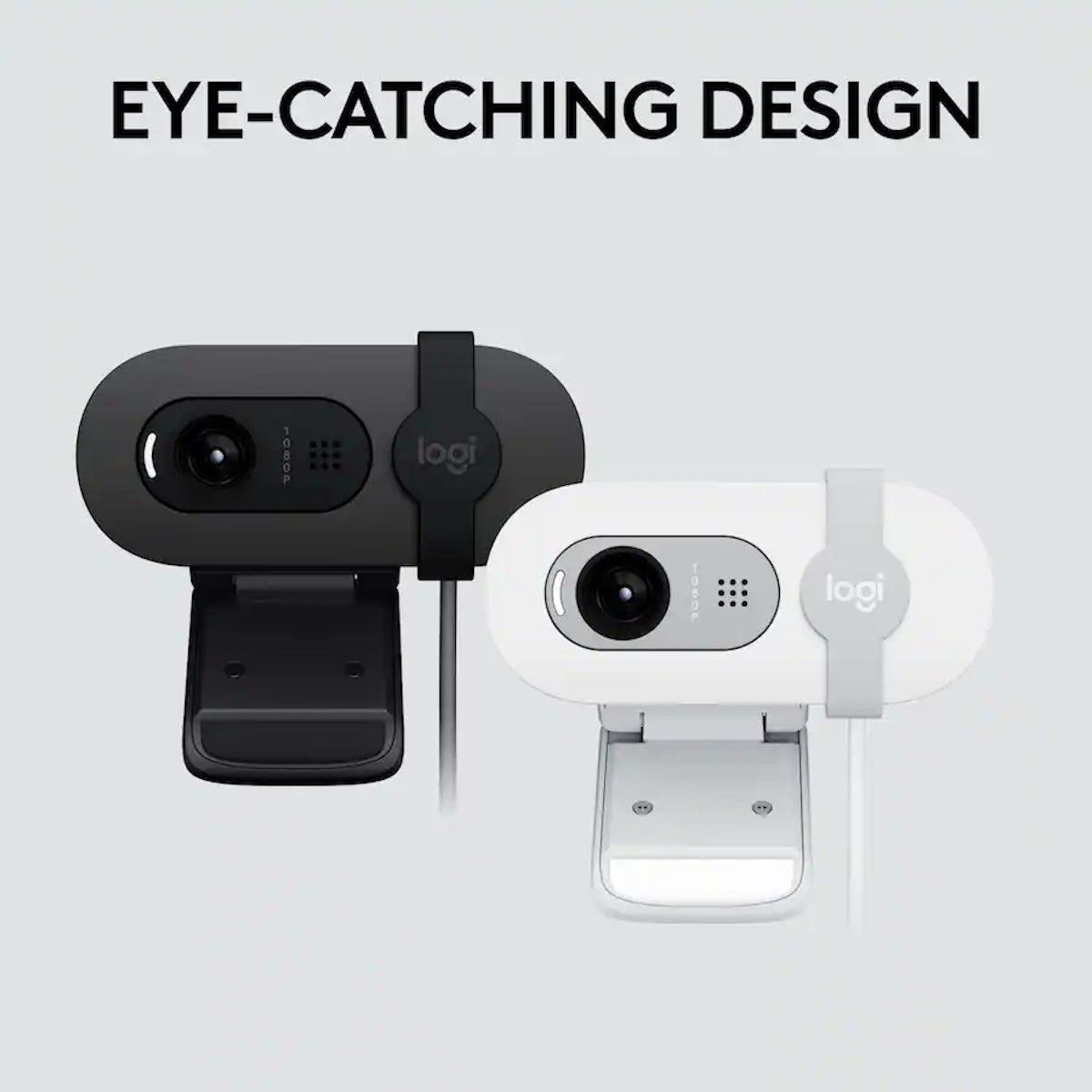 Logitech Brio 100 1080p Full HD Webcam for Meetings & Streaming 960-001580