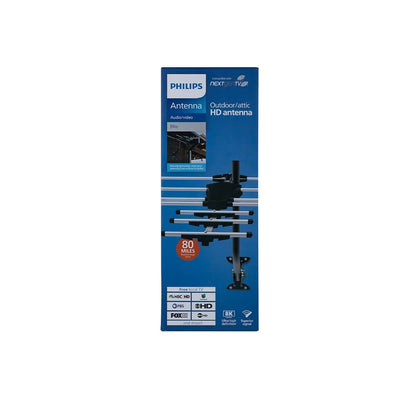Philips Elite Outdoor/Attic HD Antenna - 80 Mile Range SDV3824B/37