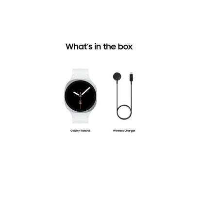 Samsung Galaxy Watch 8 40mm Aluminum Smartwatch LTE Silver (2025) SM-L325UZSAXAA