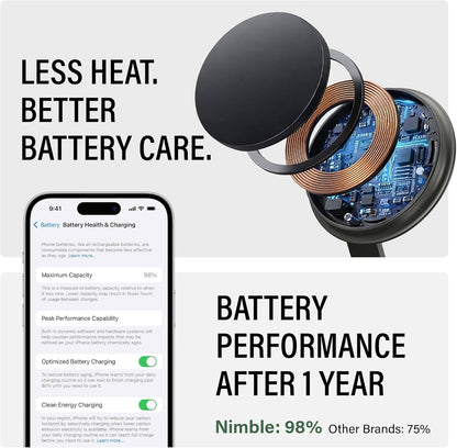 Nimble Podium 2-in-1 Wireless Charging Station for iPhone & Airpods NB-WP-2N1TRY