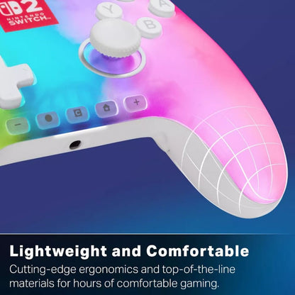 PowerA - Advantage Wired Controller for Nintendo Switch 2 with Lumectra - White