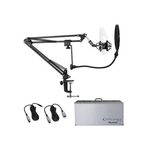 Technical Pro MCXPKG Pro Accessory Microphone Starter Pack (No Mic)