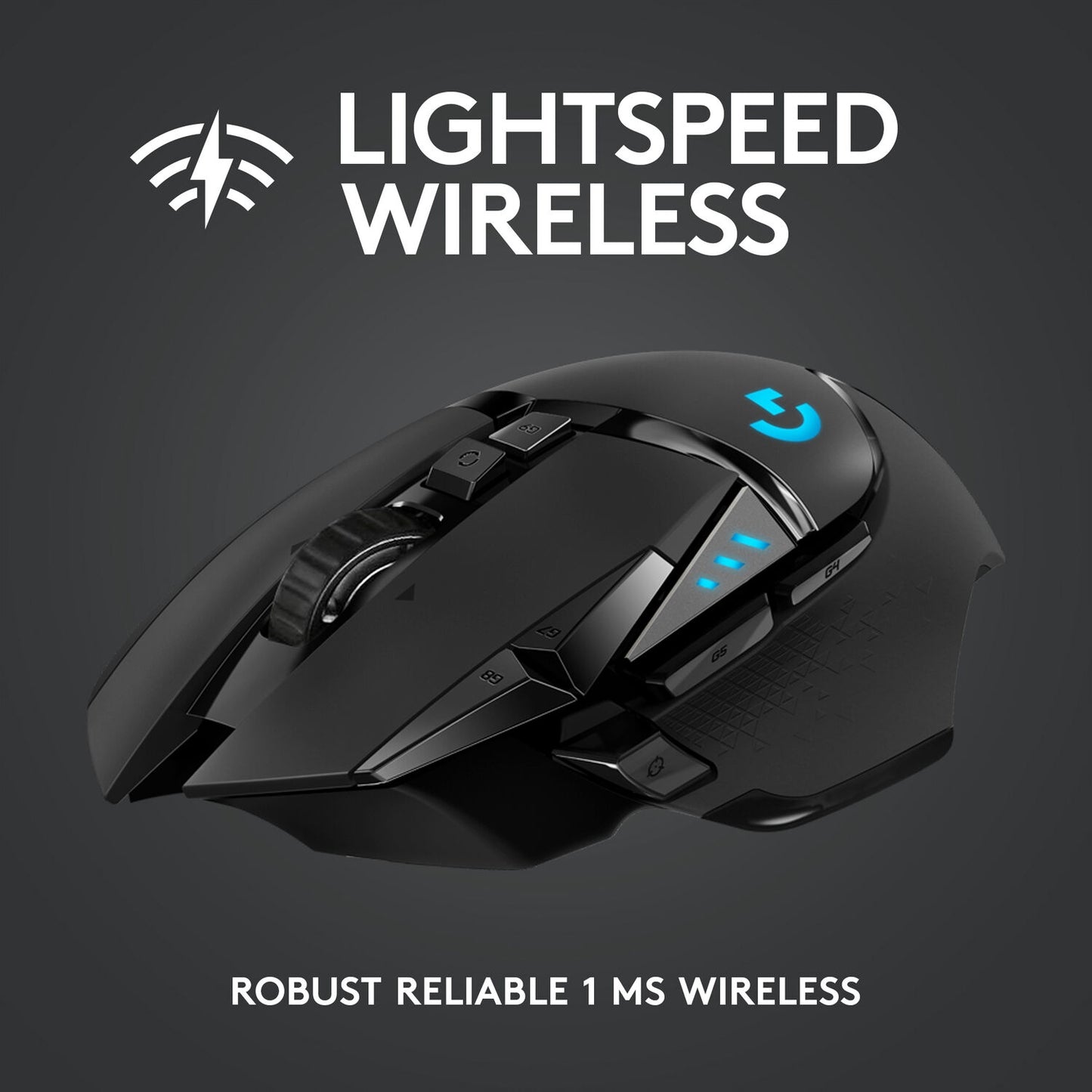 Logitech G502 Lightspeed Wireless Gaming Mouse - Black 910-005565