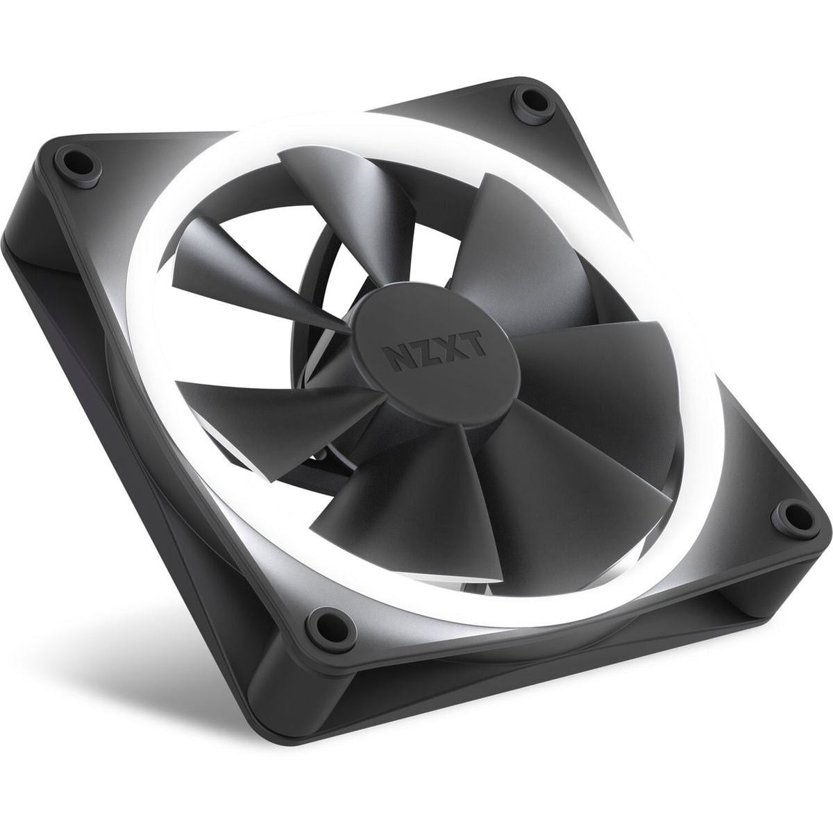NZXT F120 120mm RGB PWM Fan Black, 3-Pack with NZXT CAM Controller RF-R12TF-B1