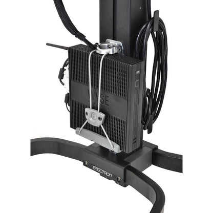 Ergotron – WorkFit-C Dual Monitor Mobile Standing Desk for 2 Monitors Up to 24 Inches 24-214-085