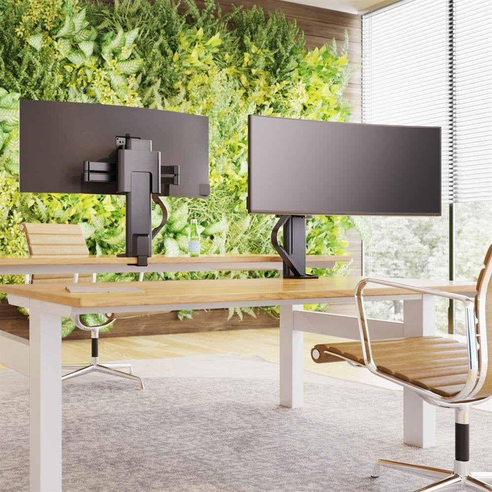 Ergotron 45-630-224 TRACE Single Monitor Desk Mount Matte Black