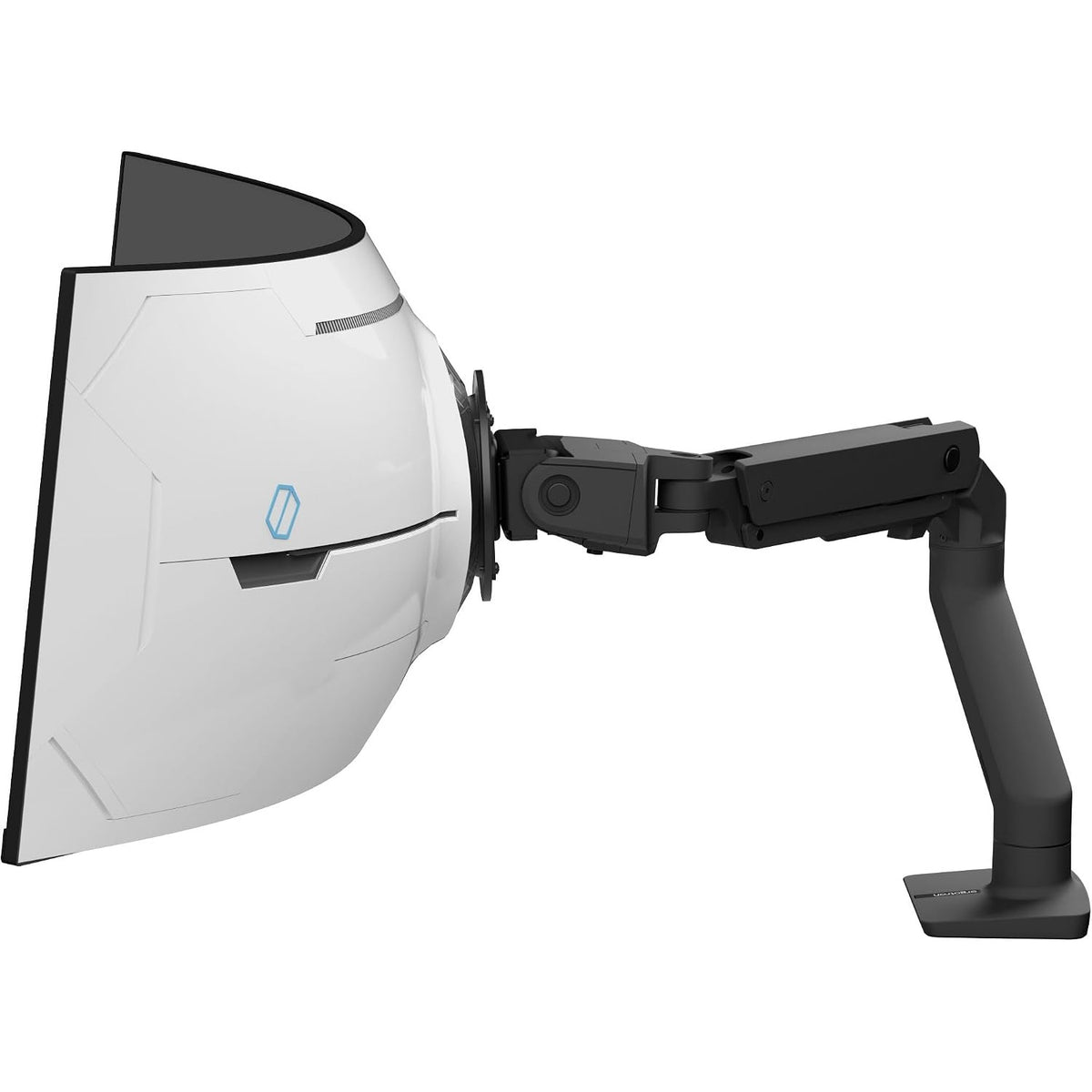 Ergotron HX Desk Monitor Arm Matte Black 45-693-224