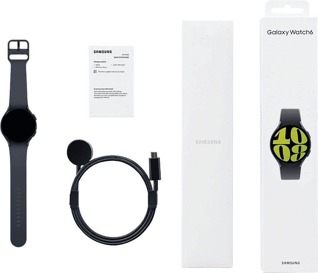 Samsung Galaxy Watch6 Aluminum Smartwatch 44mm BT Graphite SM-R940NZKCXAA