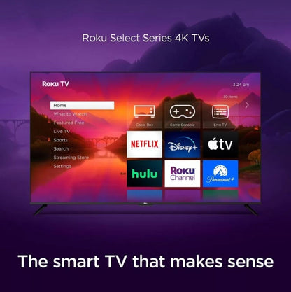 Roku 50" 4K LED Smart Roku TV Streaming Capability TV Apps Wi-Fi 50R4A4
