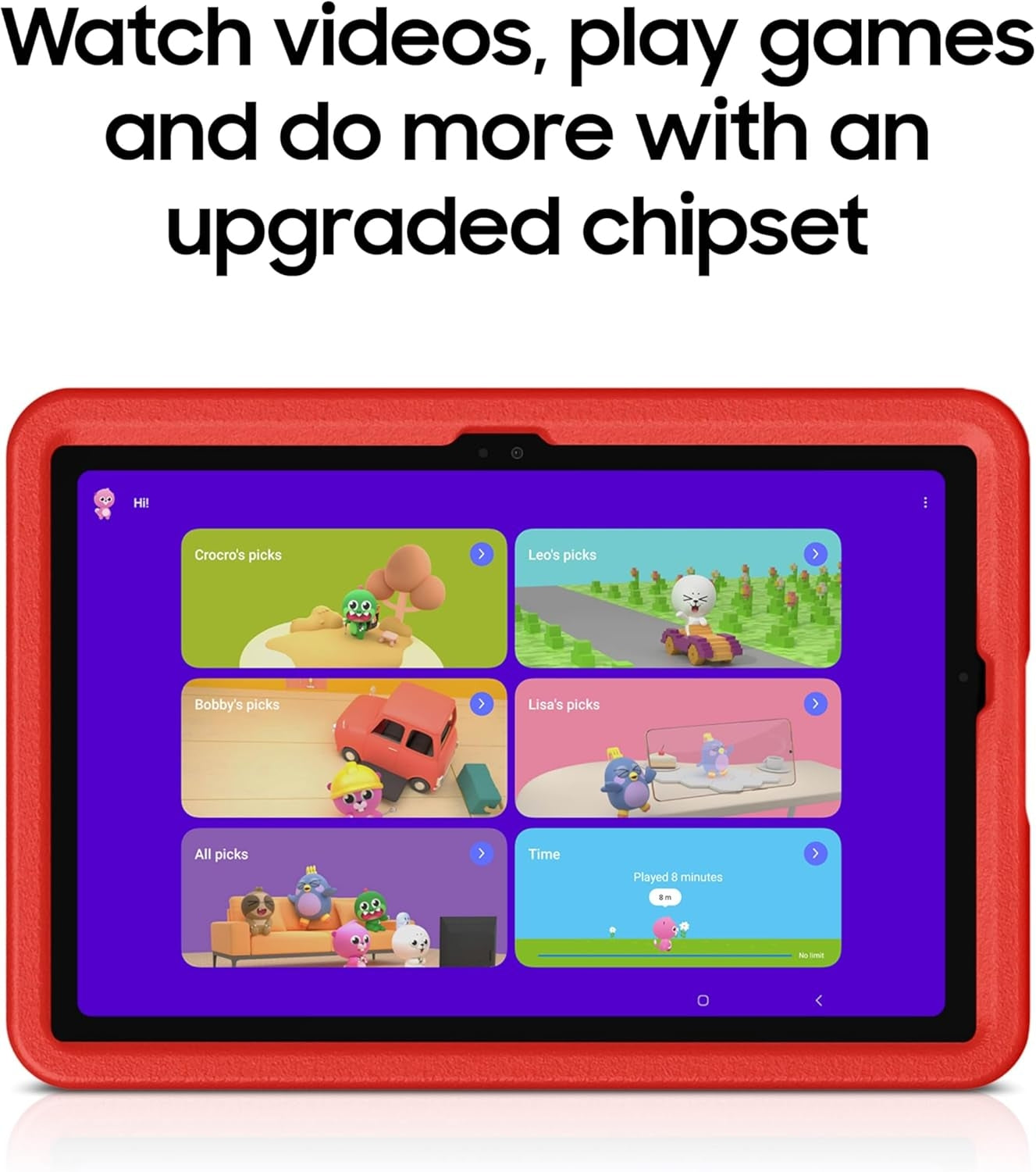 Samsung Galaxy Tab A9+ Kids Edition 11" 64GB with Puffy Cover Wi-Fi Red SM-X210NZALXAR