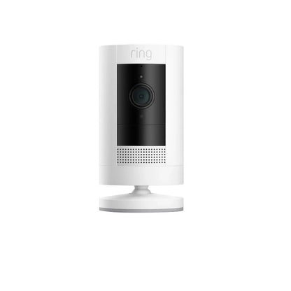 Ring Outdoor Cam (Stick Up Cam) Indoor/Outdoor Wire Free 1080p Security Camera White
